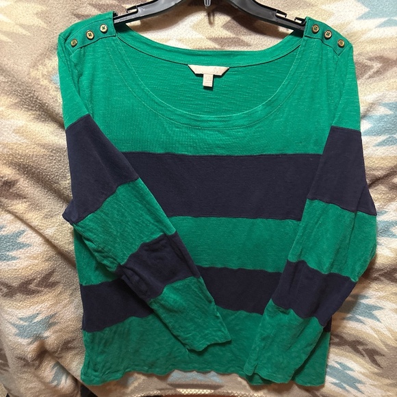 Banana Republic casual crew neck long sleeve T shirt - Picture 2 of 2